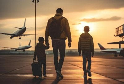 Familia de inmigrantes listos a ser deportados Familia de inmigrantes listos a ser deportados