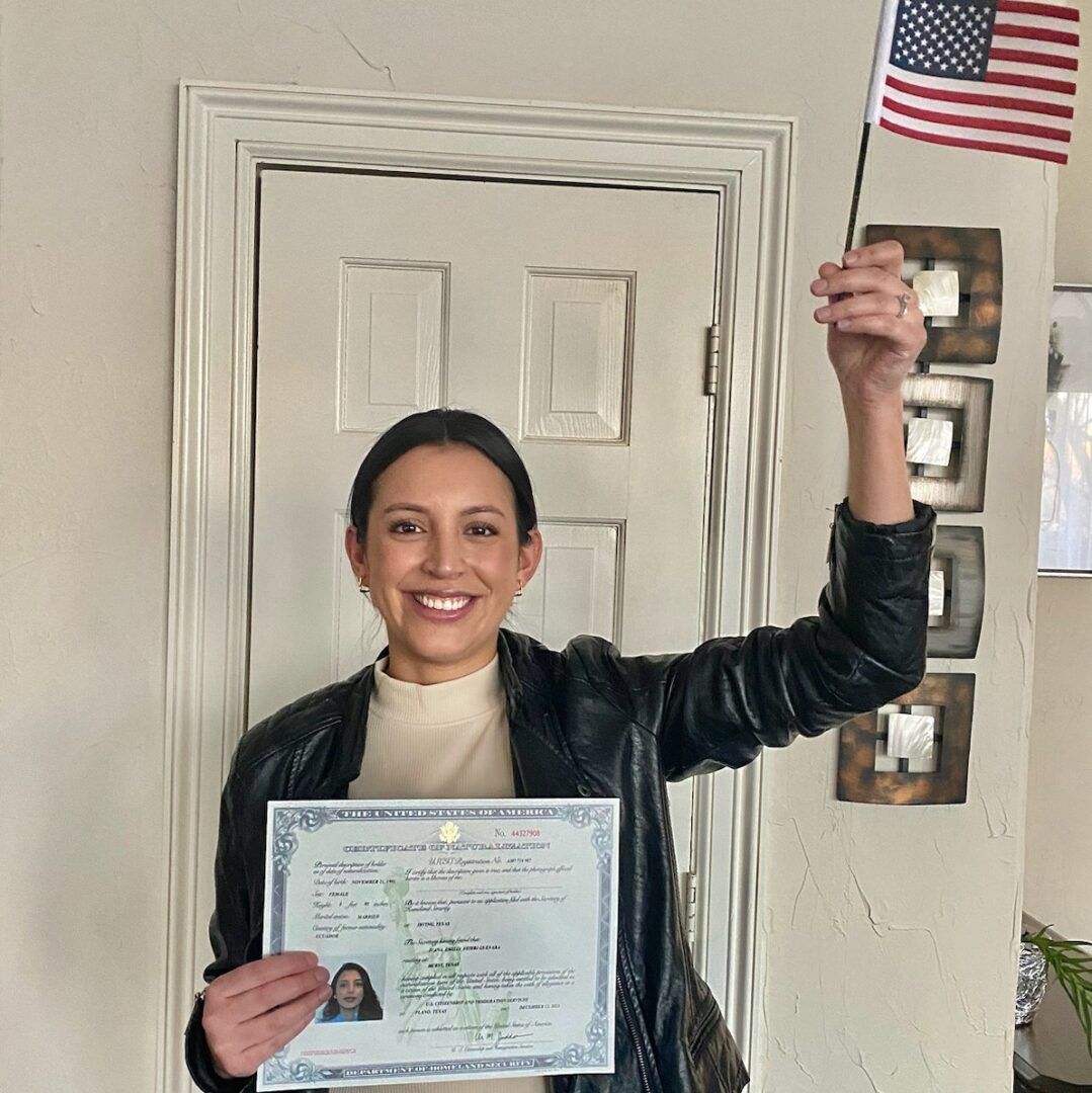 Casos de Éxito en inmigración - Ciudadanía Aprobada en Dallas, Texas gracias a la firma Perdomo & Associates Immigration Law